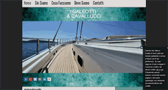 Desktop Screenshot of galeotticavallucci.com